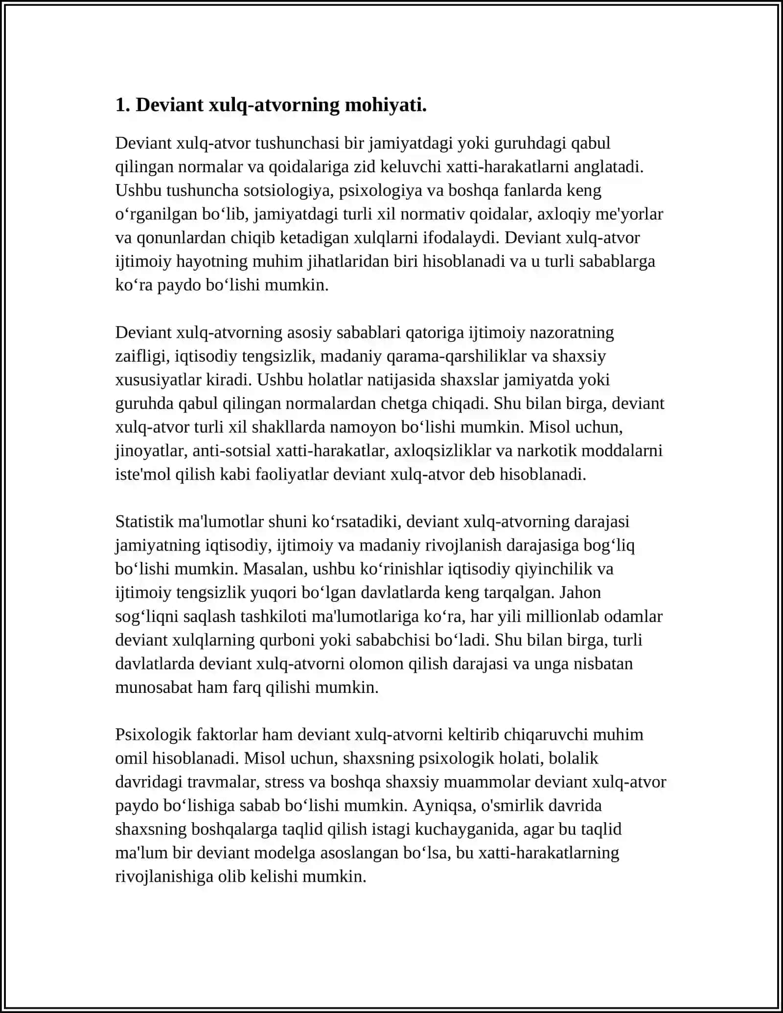DEVYANT XULQ ATVOR TUSHUNCHASI 4