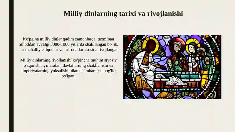 Milliy dinlar: Ta'rif va xususiyatlar 4