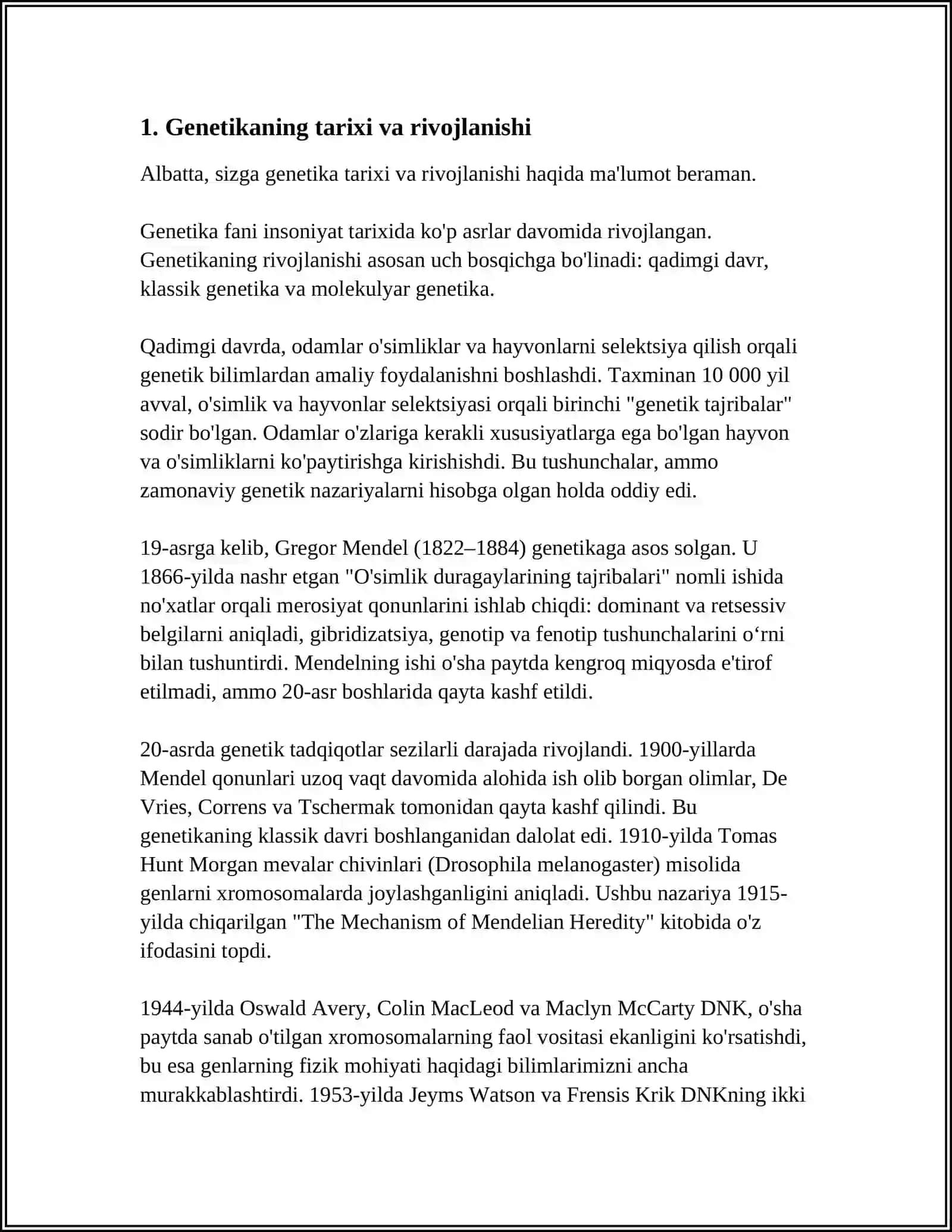 UMUMIY GENETIKA ASOSLARI 4