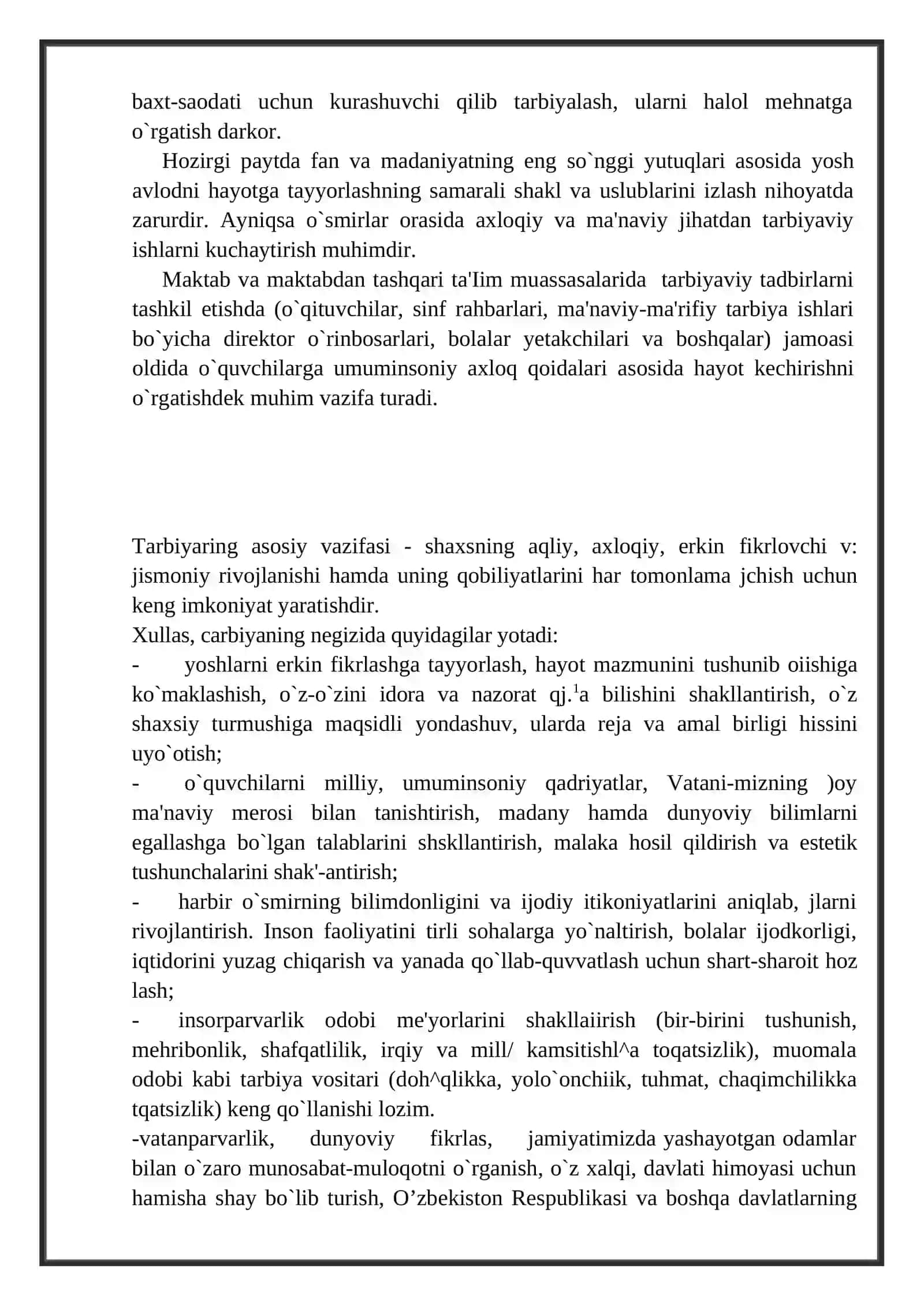 Tarbiyaviy tadbirlarni tashkil etish usullari 4