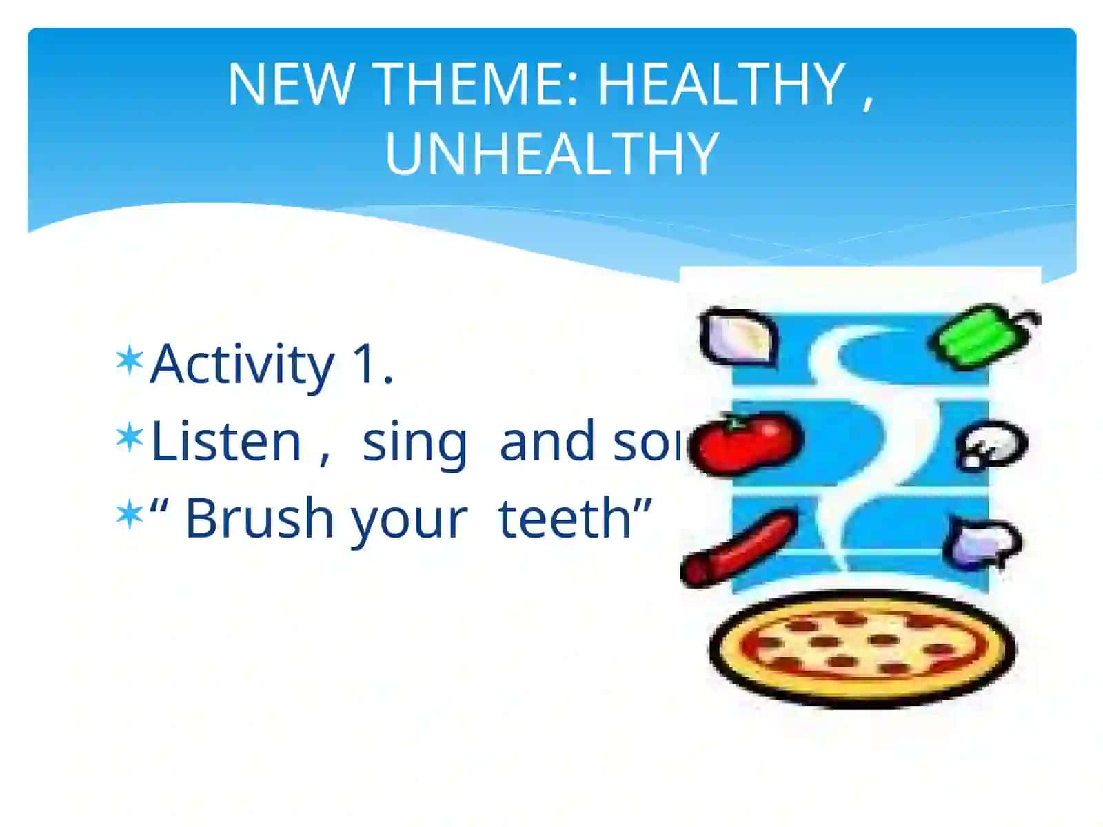 "Healthy and Unhealthy Foods" Ochiq Dars Ishlanmasi 4
