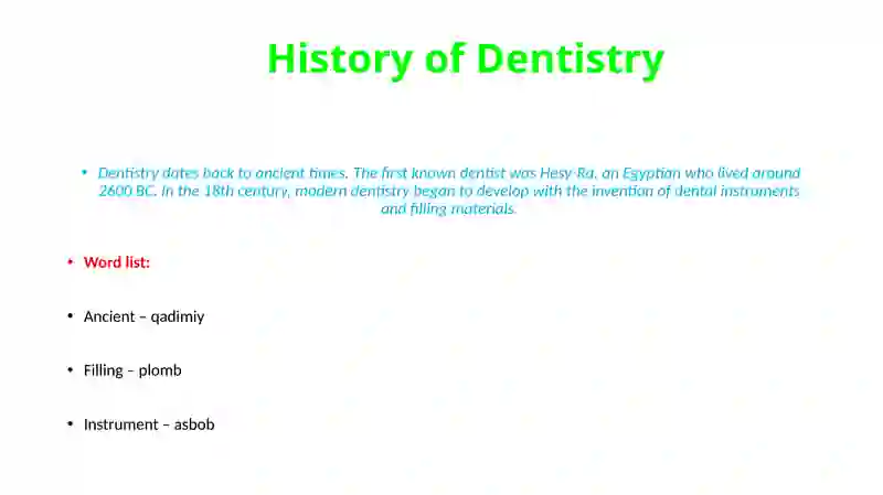 Dentistry 4