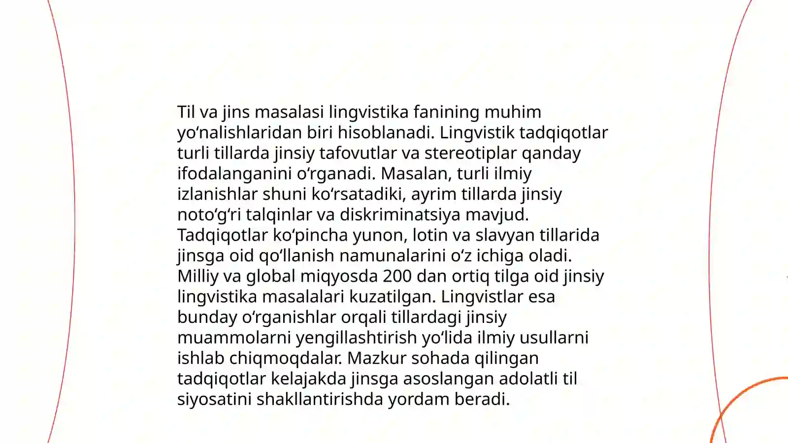 Til va jins munosabati 4