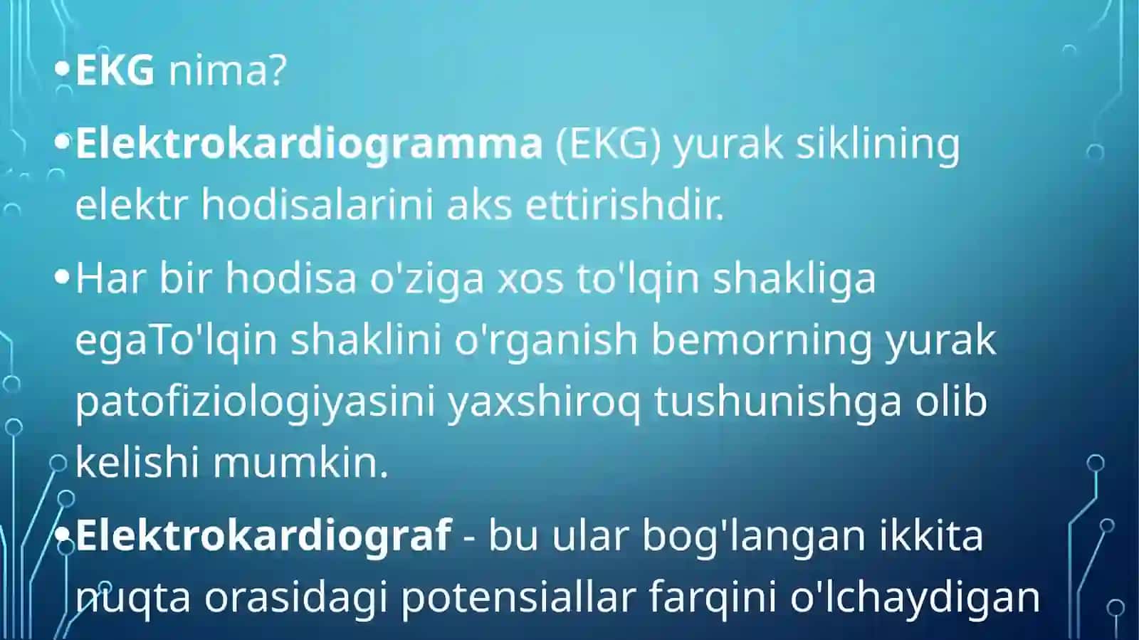 Yangi tug‘ilgan chaqaloqlarda EKG ni o’ziga xos xususiyatlari 4