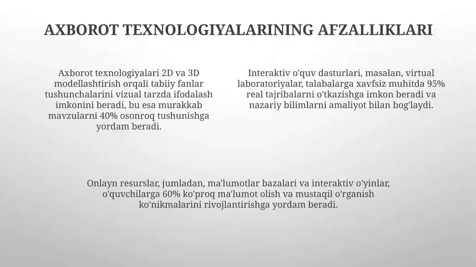 Boshlang'ichta'limtabiiyfanlaridaaxborottexnologiyalaridanfoydalanish 4
