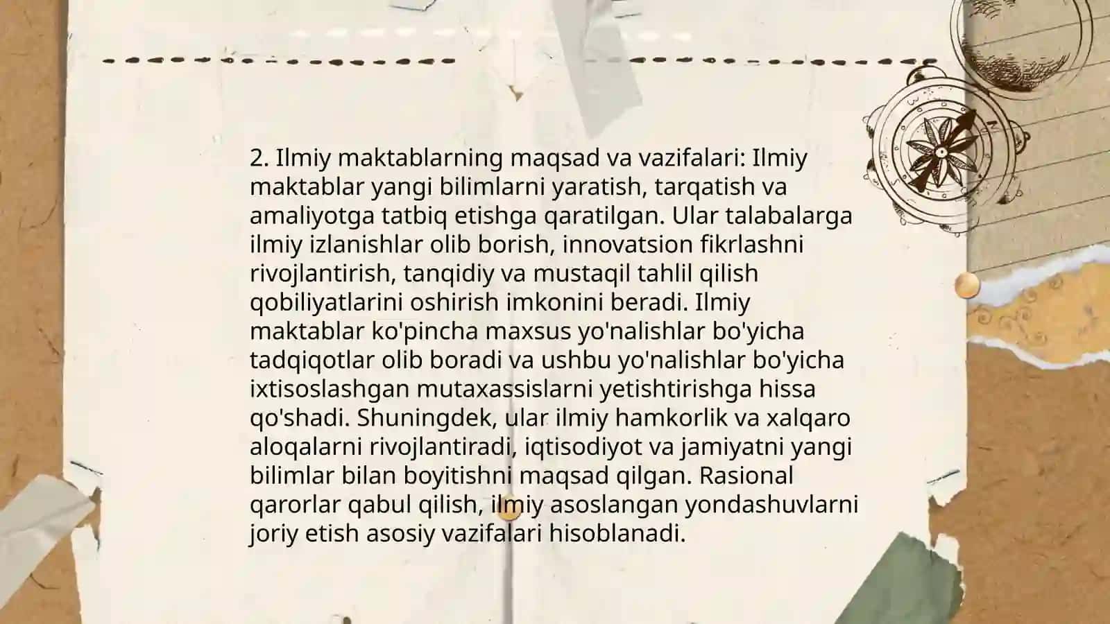 Oʻzbekistondagi ilmiy maktablar 4