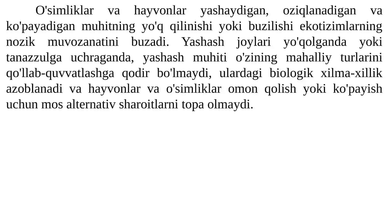Hayvonarealllariningqisqarishsabablari 4