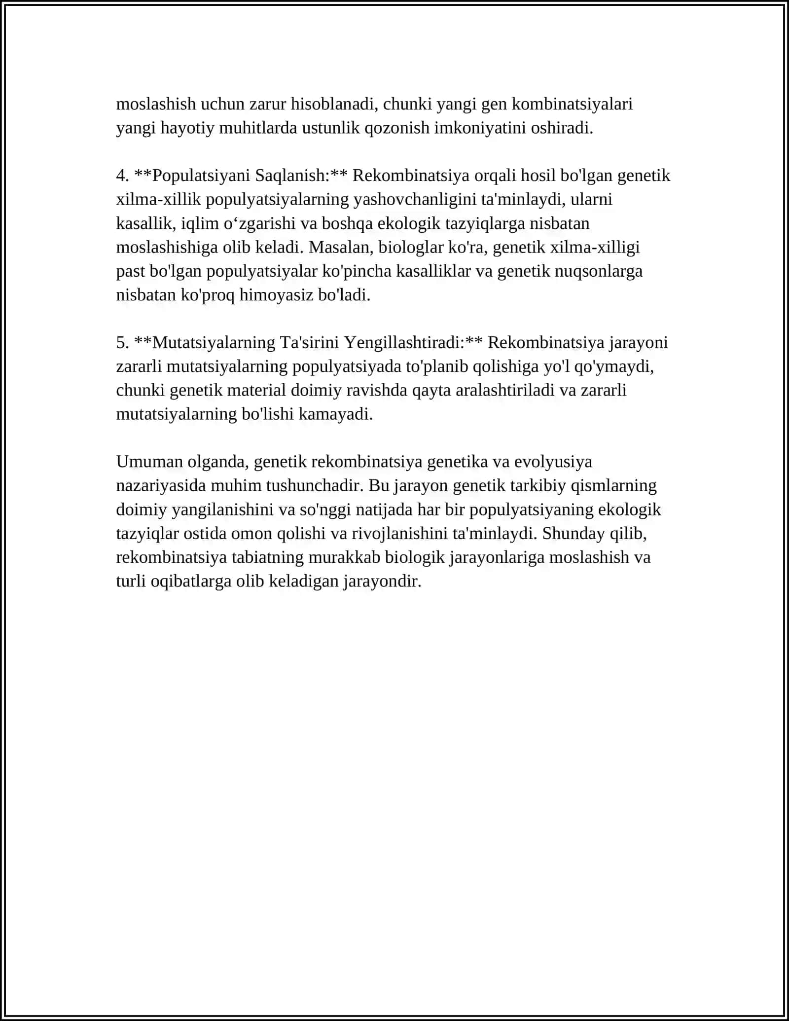 DNK REKOMBINATSIYASINING MOLEKULYAR MEXANIZMI 4