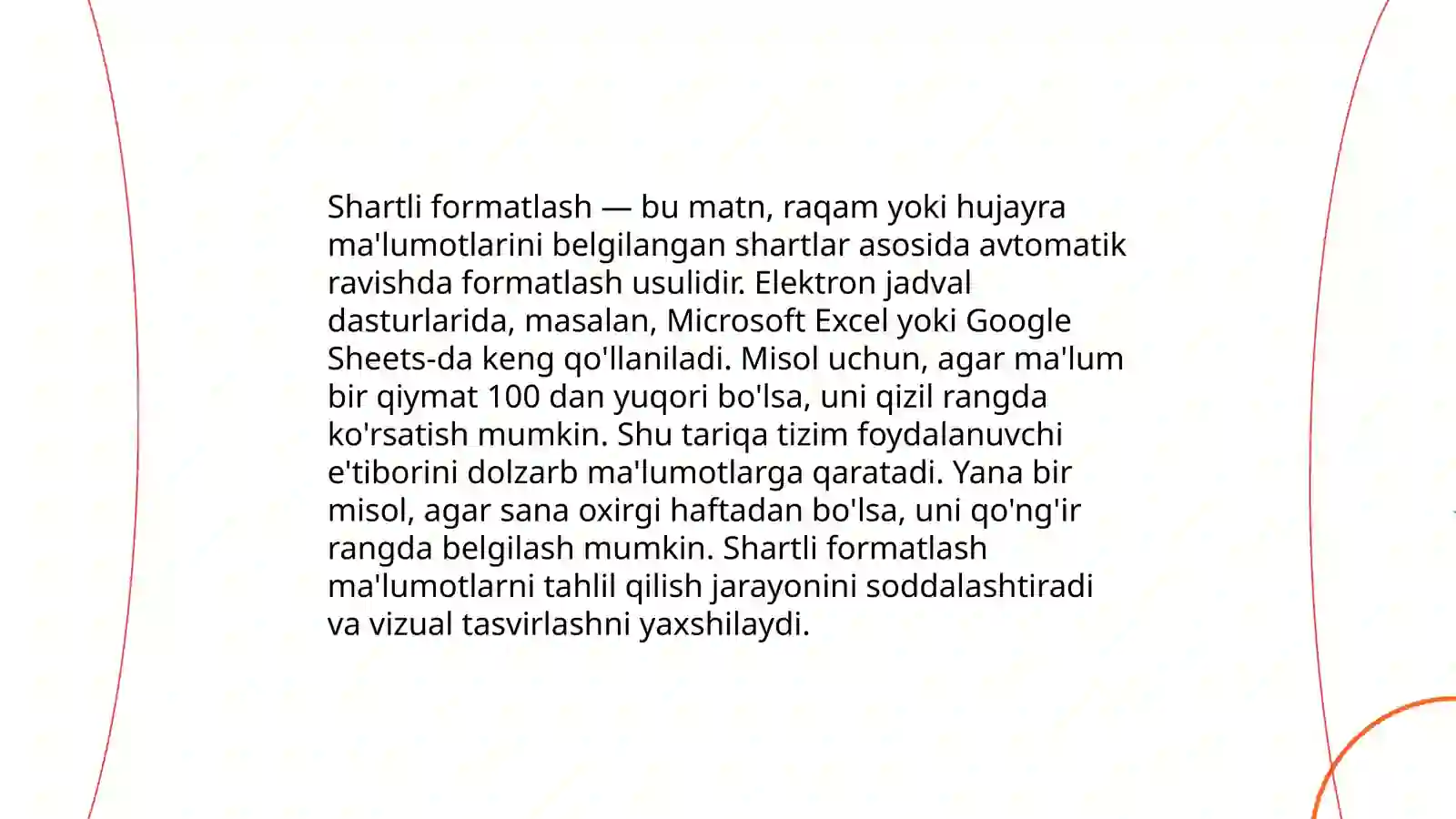 Excelda avtomatik hisoblash formulalari 4