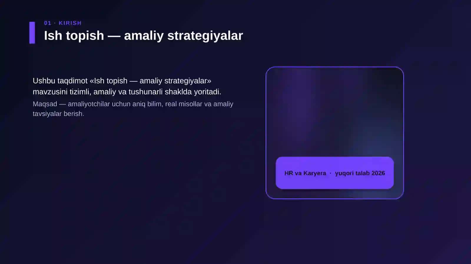 Ish topish — amaliy strategiyalar 4