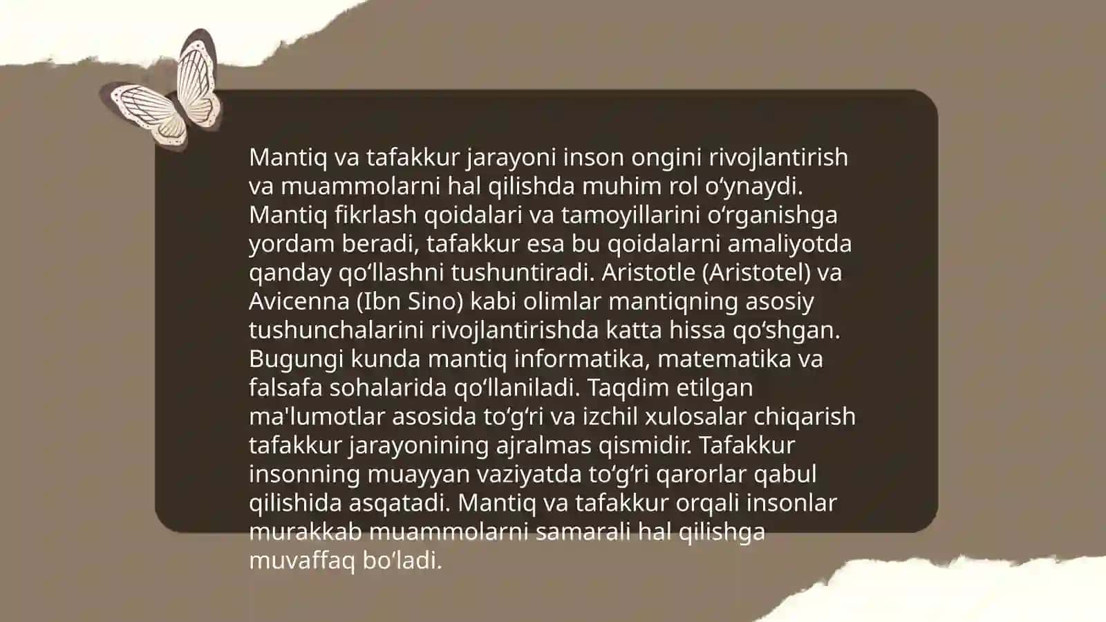 Inson hayotida mantiq ilmining ahamiyati 4