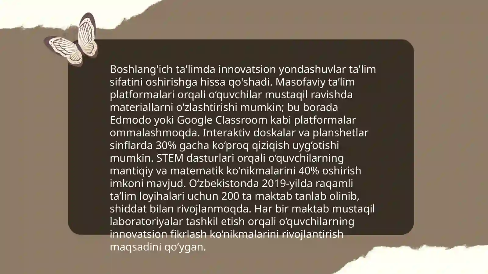 Boshlangʻich taʼlimda innovatsion va integratsiya fanining mazmuni, predmeti va metodologiyasi 4