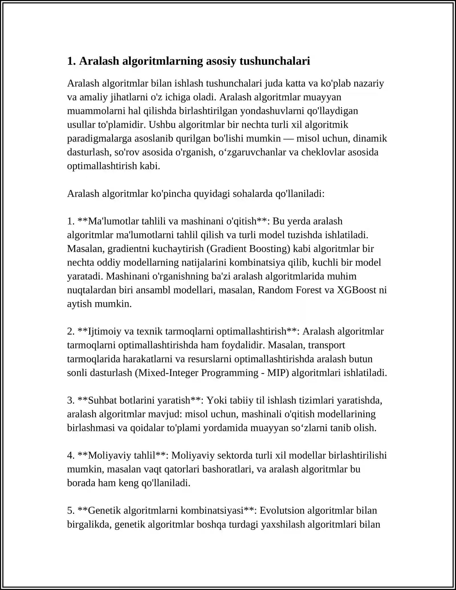 ARALASH ALGORITM 4