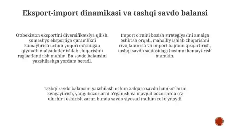 Oʻzbekistonda milliy valyutani mustahkamlash vazifalari 4