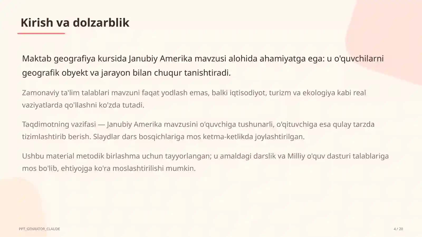 Janubiy Amerika (7-sinf) 3