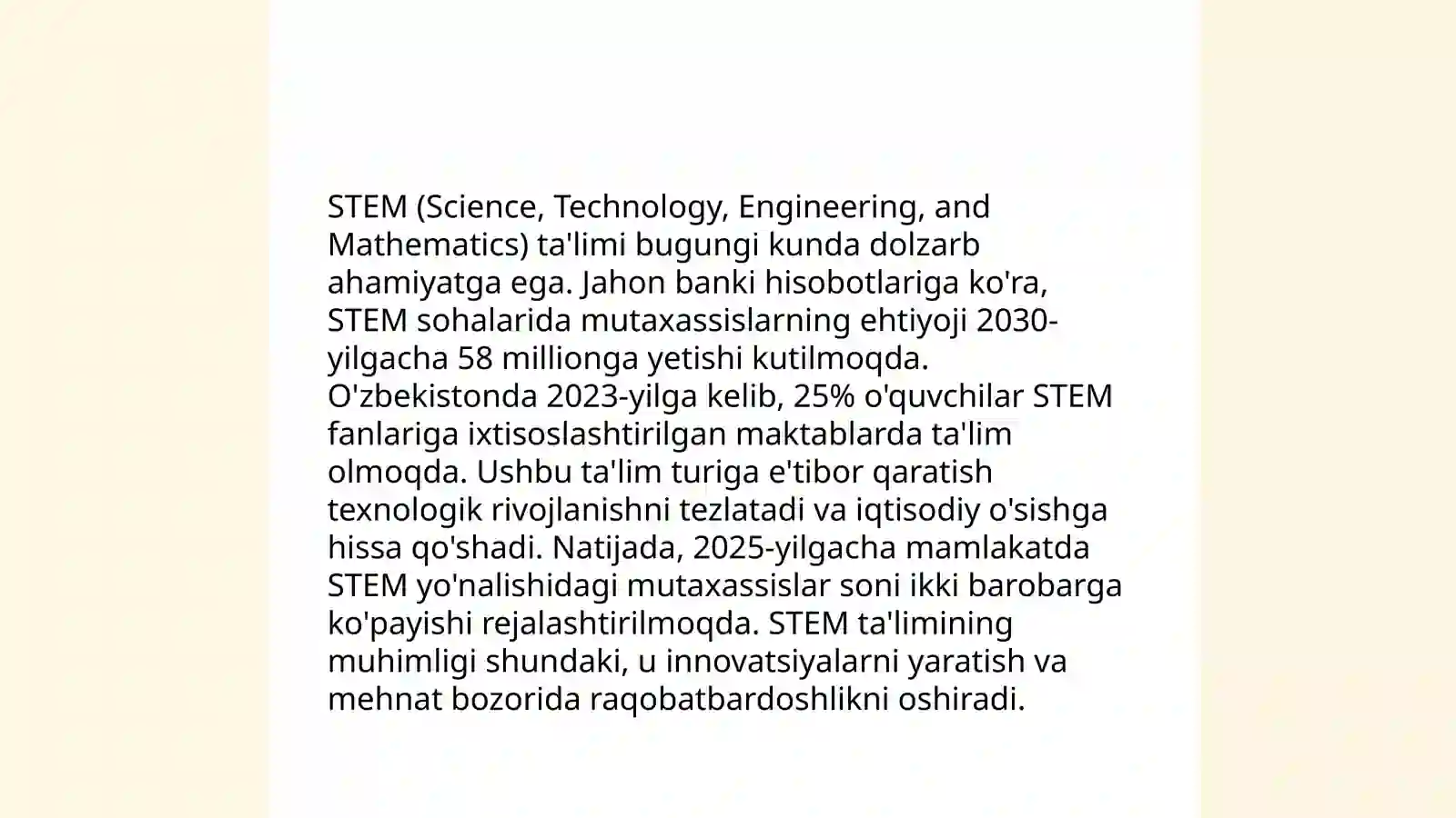 STEM ta'limi asoslari 4