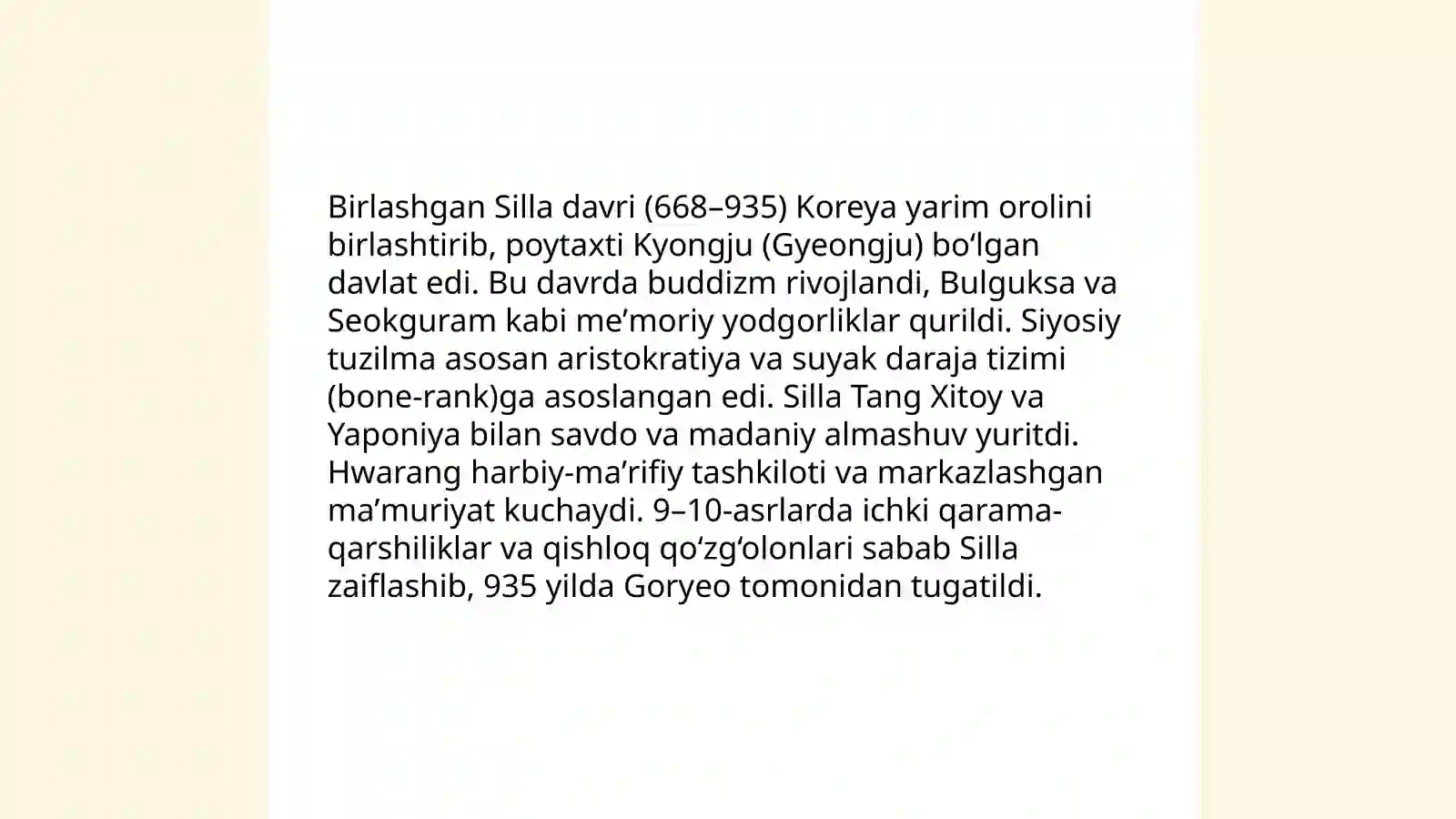 Koreya o'rta asrlarda 4