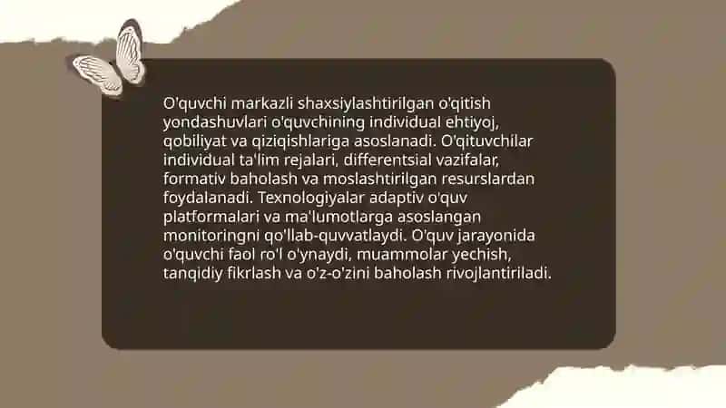 Umumiy o’rta ta’lim maktablarida o’qitish jarayonlarini tashkil etishga doir zamonaviy yondashuvlar 4