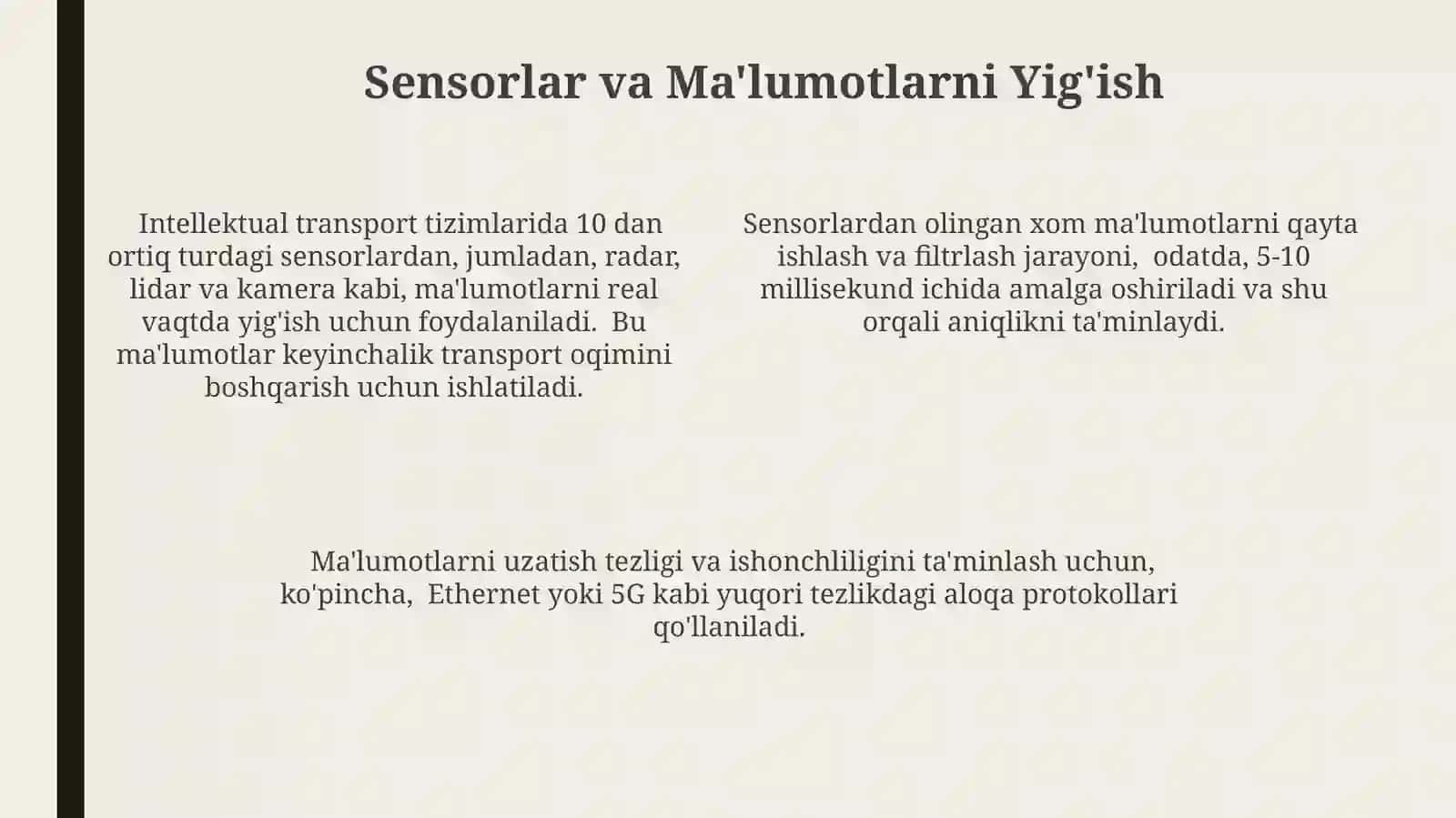 IntelluktualtranspoʻrttizimlaridaCVtizimiishlashfunksiyalari 4