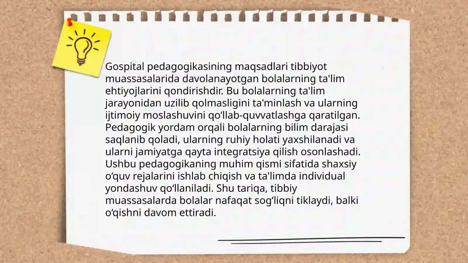 Gospital pedagogika inklyuziyaning ajralmas qismi 4