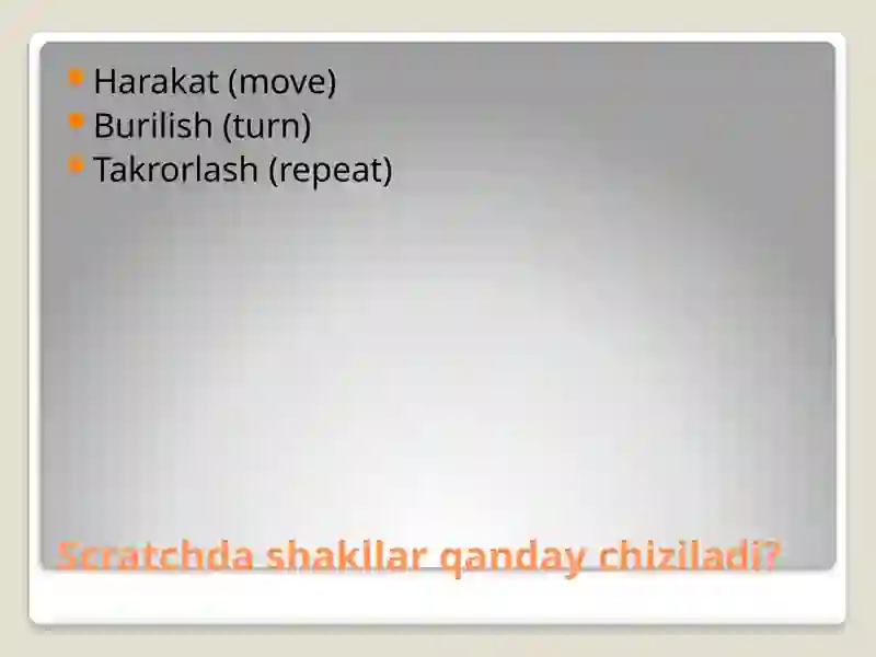 Scratchda shakllar bilan ishlash 4