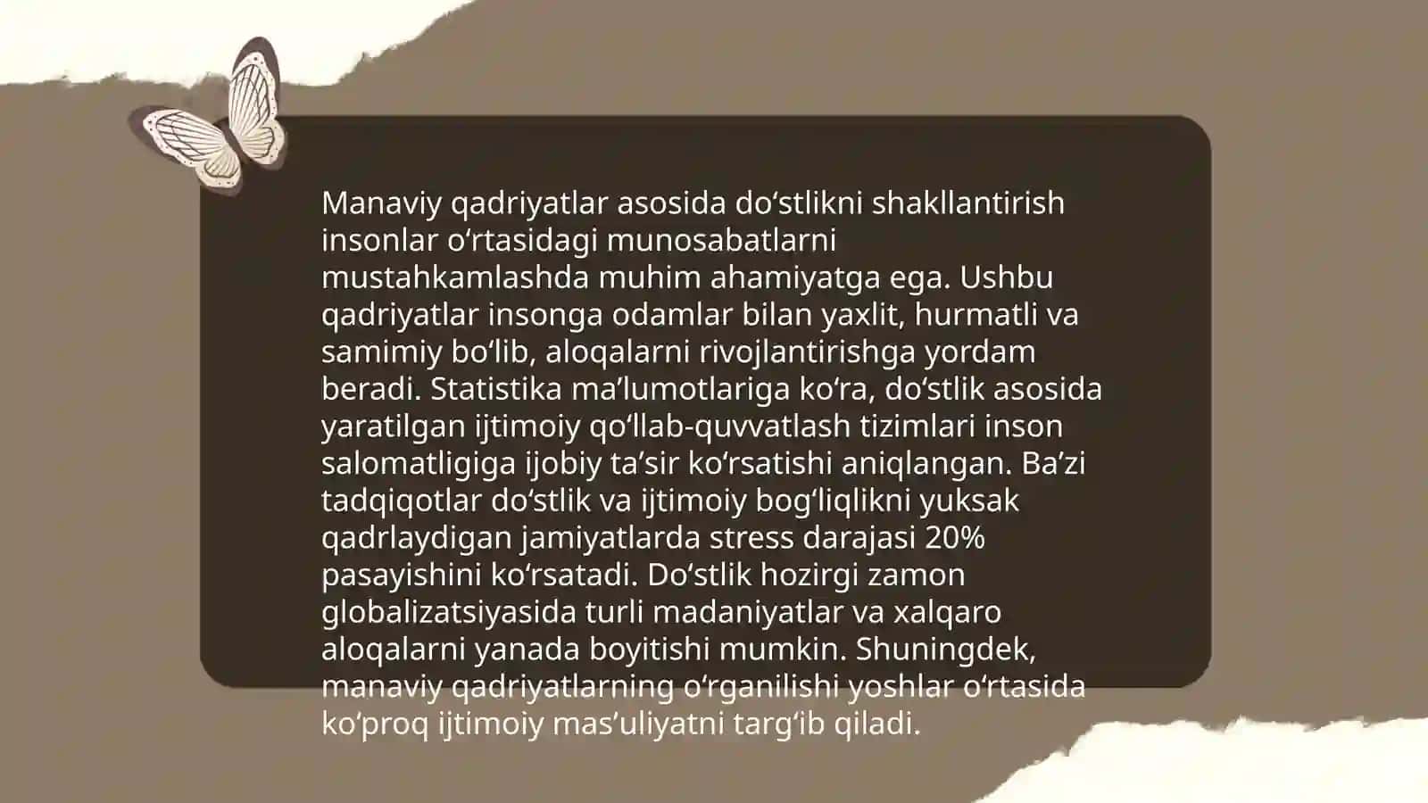 Manaviy qadriyatlar vositasida oʻquvchilarda doʻstlikni tarbiyalash 4
