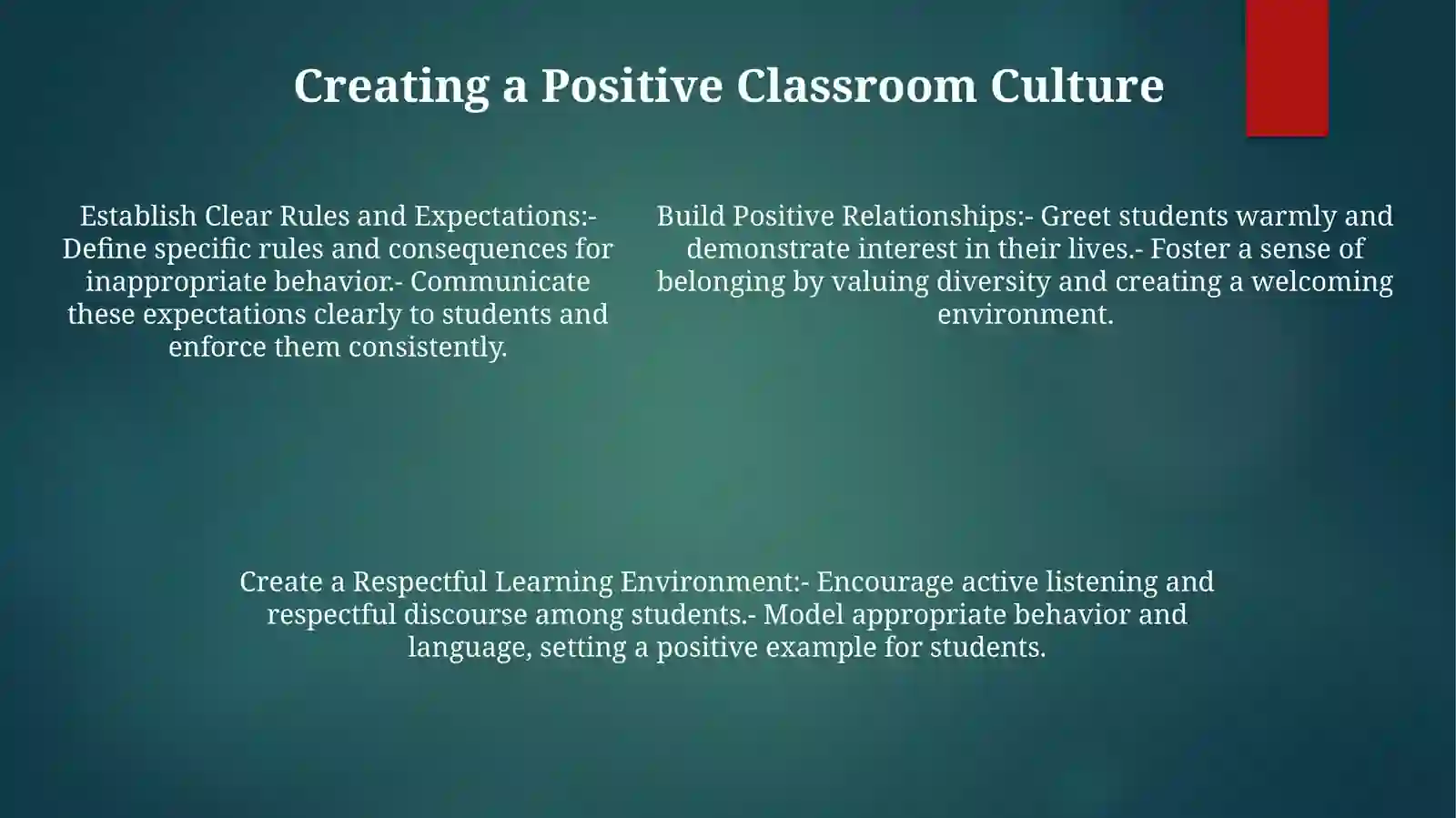 Classroom Management 4