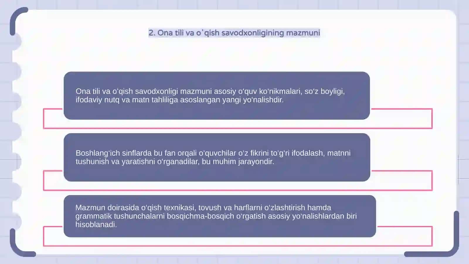 Ona tili va oʻqish savodxonligini oʻqitish metodikasi 4