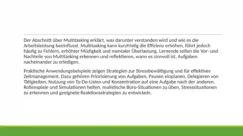 Stress im Büro Multitasking 4
