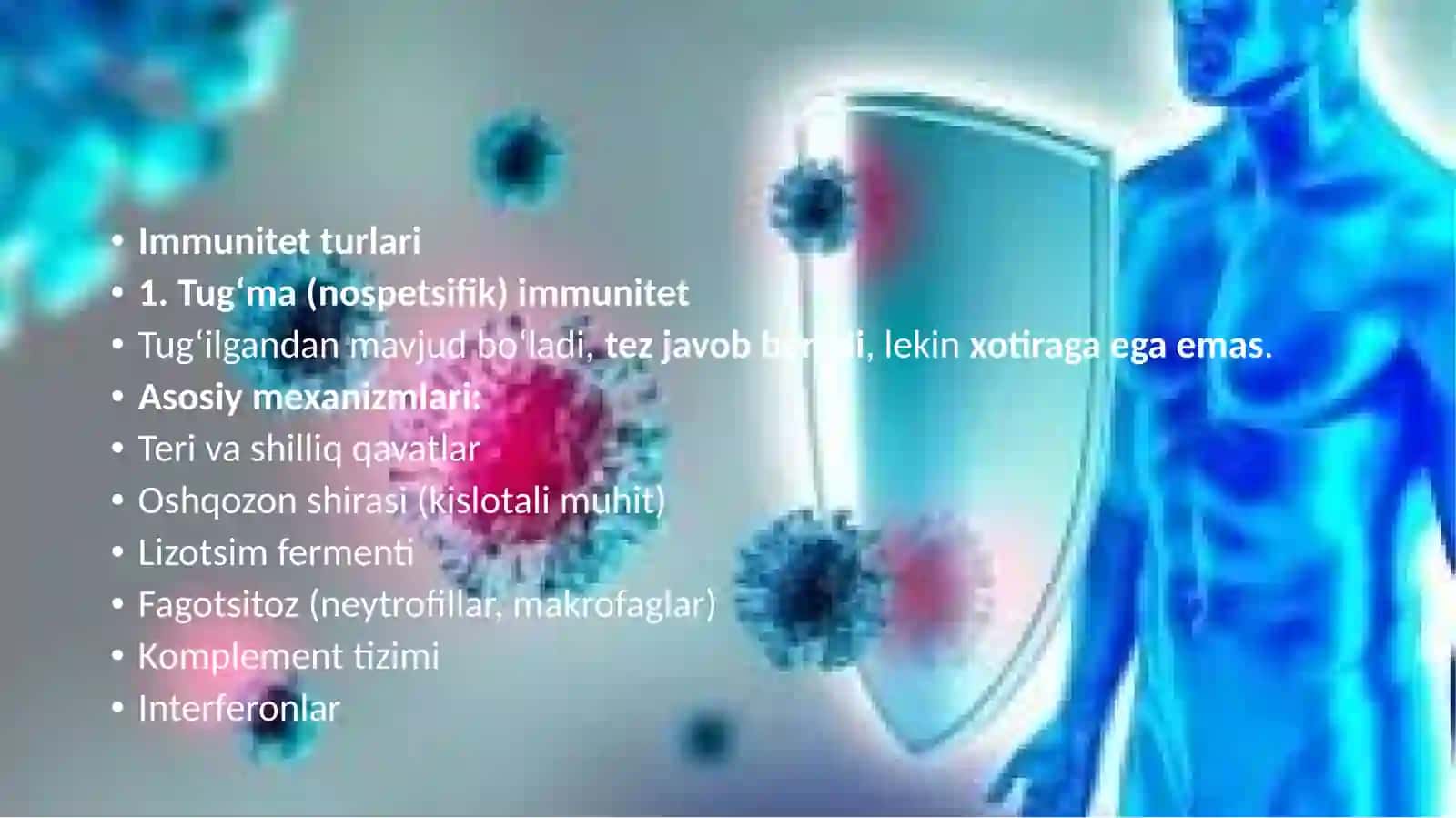 Immunitet va immun tizimi 4