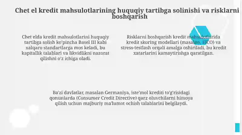 Xalqaro kredit mahsulotlari: Tarix, turlari va xususiyatlari 4
