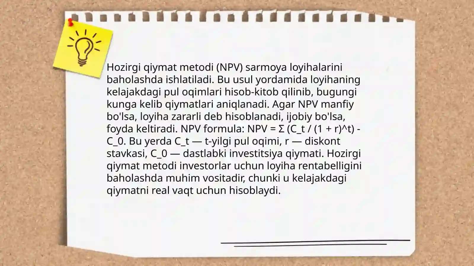 Banklarning investitsiya loyihalarining moliyaviy- iqtisodiy samaradorligini baholash usullari 4