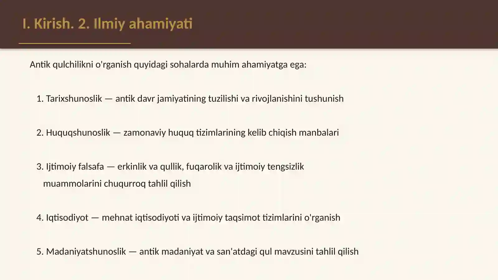 Antik qulchilik va uning o'ziga xos xususiyatlari 4