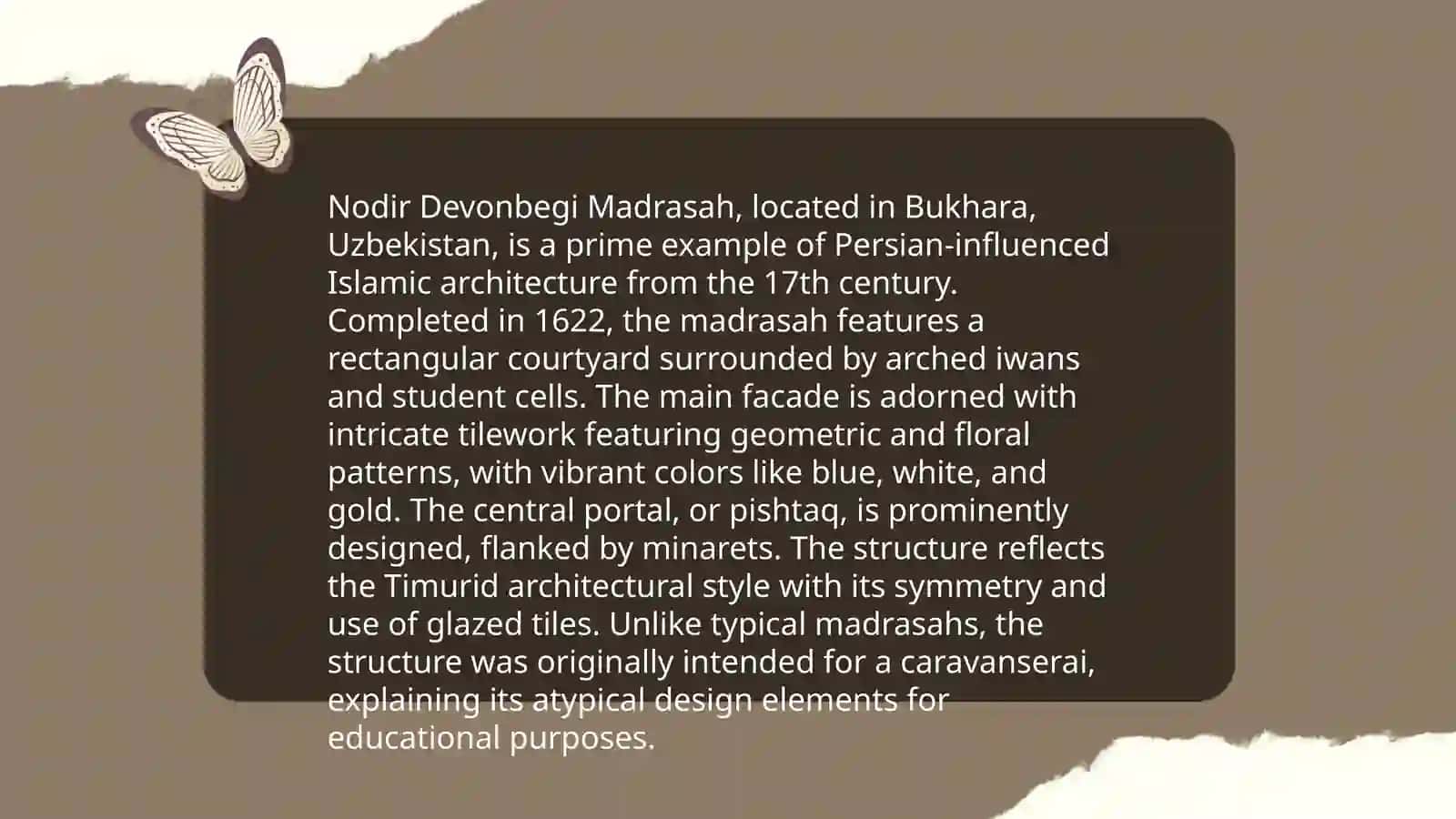 Nodir devonbegi Madrasasi 4