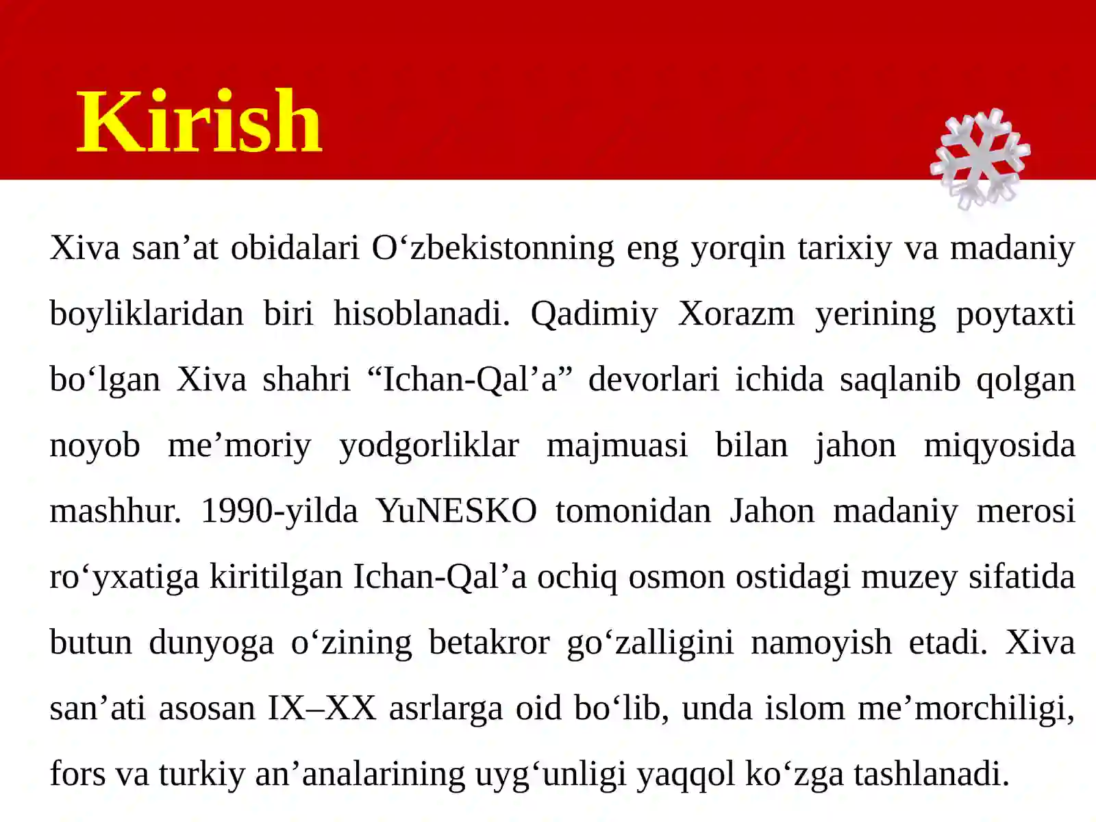 Xiva san’at obidalari 4