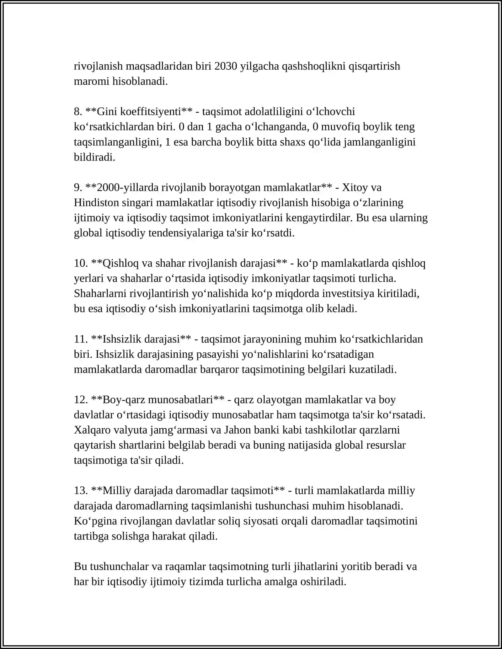 NORMAL TAQSIMOT VA UNING XUSUSIYATLARI 4