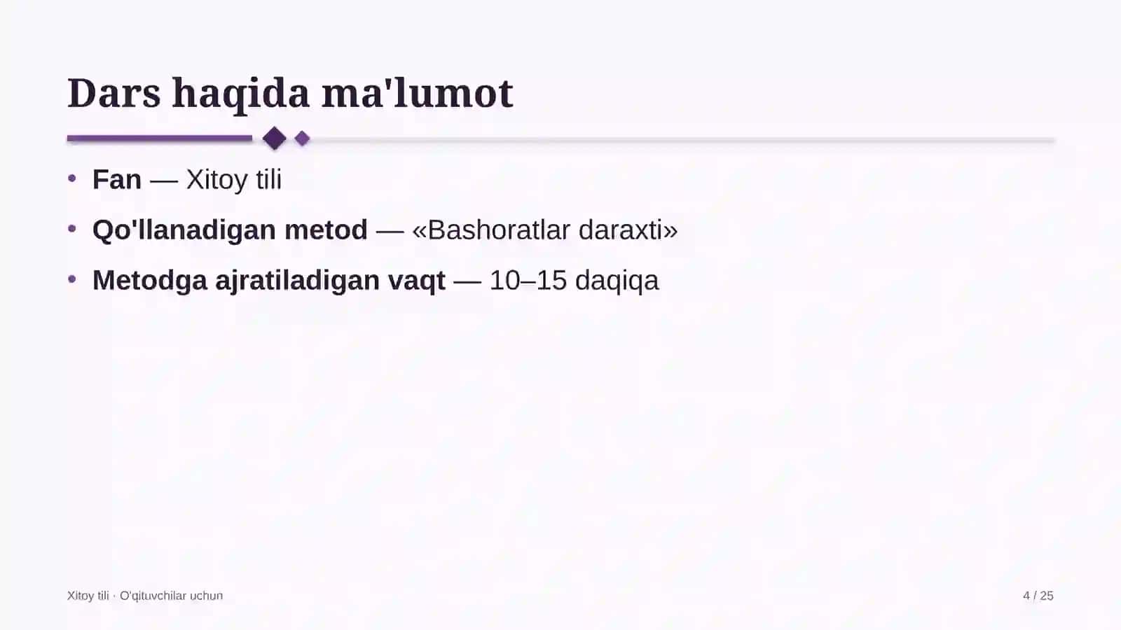xitoy tili darslarida bashoratlar daraxti metodidan foydalanish 1477 4