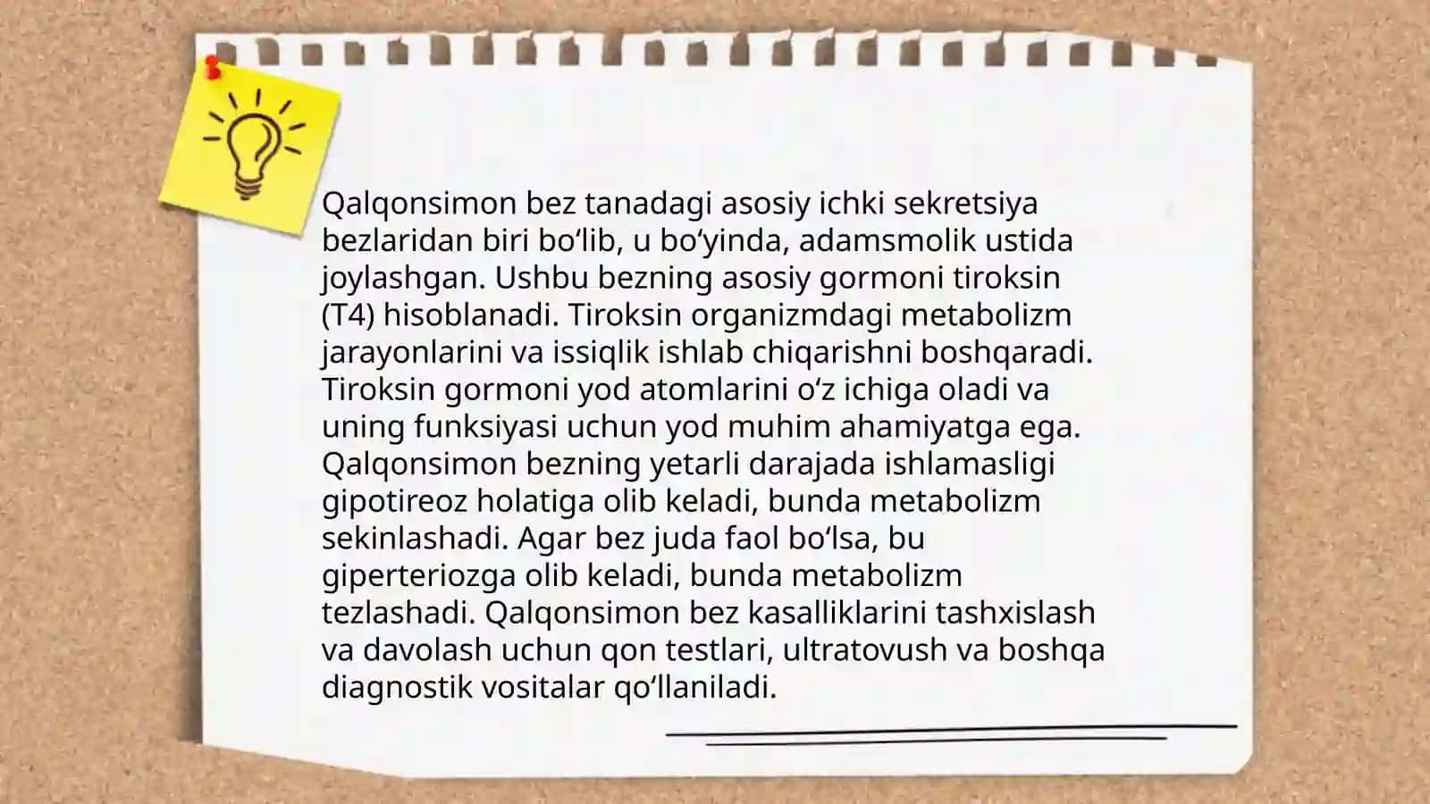 Ichki sekretsiya bezlari va ularning gormonlari 4