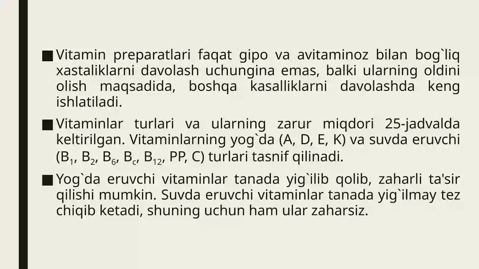 VITAMINLARNING ORGANIZMDA SO'RILISHI 4