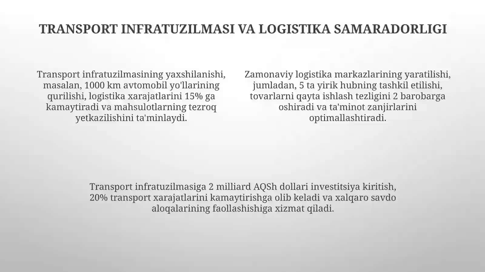 Avtomobillashtirishvauningmamlakatimiziqtisodiyrivojlanishigata'siri 4