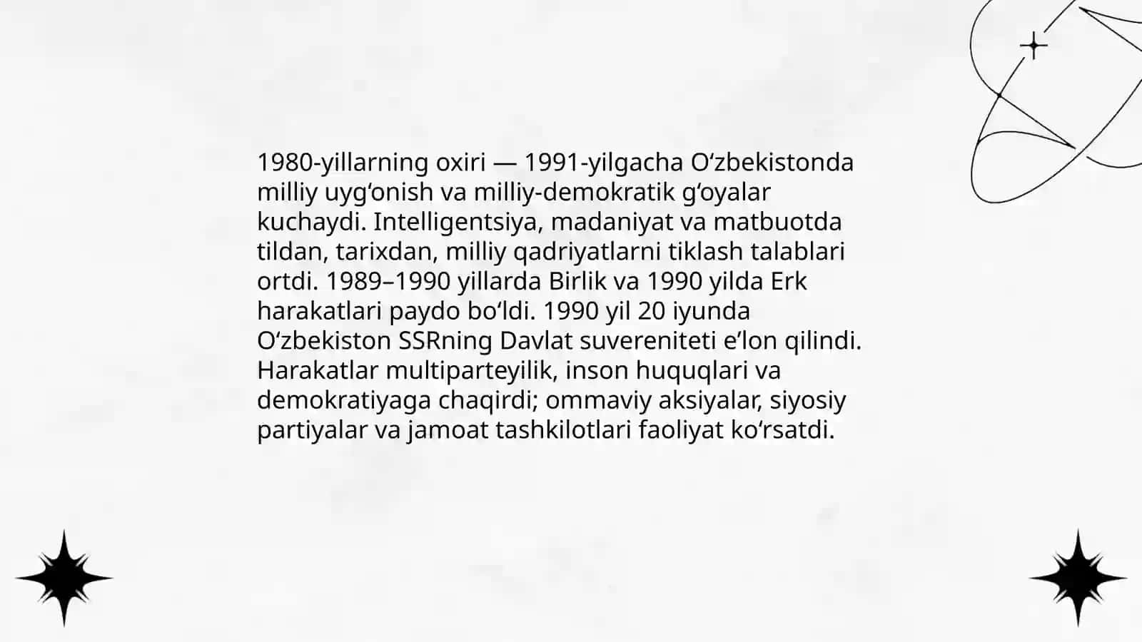 O'zbekistonda Ijtimoiy-Siyosiy Jarayonlar 4