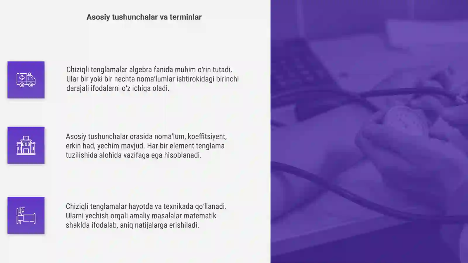 Chiziqli tenglamalar 4
