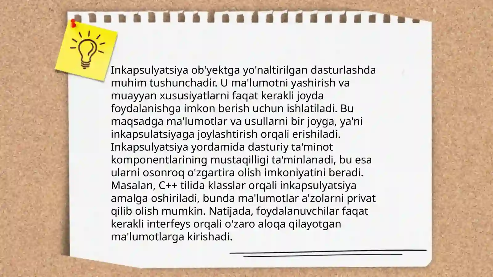 Sinflar va ob'ektlar 4