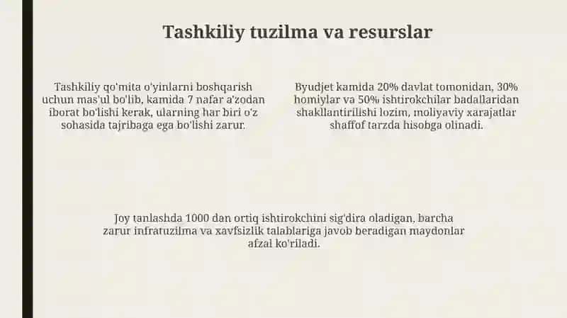 Milliy va harakatli o'yinlarni tashkil qilish va o'tkazish 4