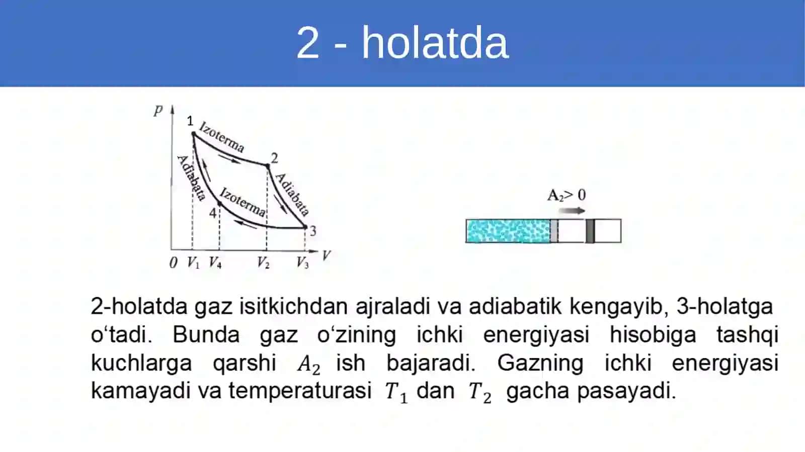 Issiqlik dvigatellarining ishlash prinsipi 4
