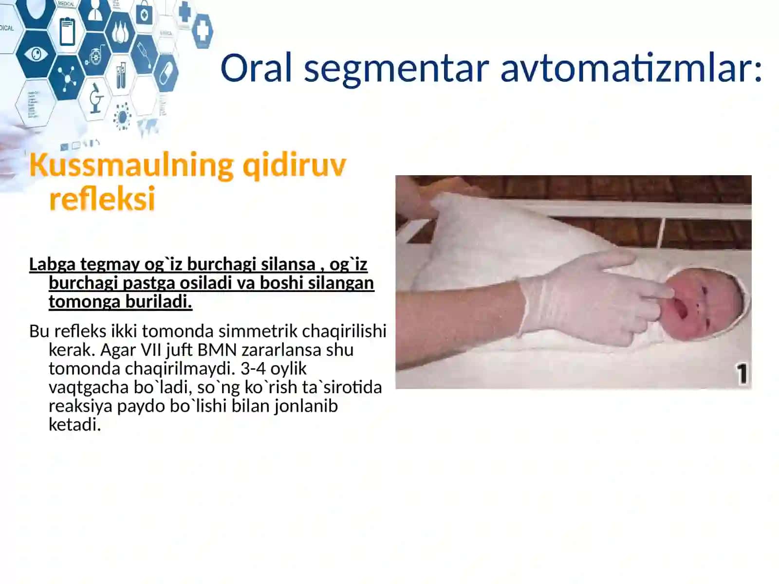 Yangi tug`ilgan chaqaloqlarning shartsiz reflekslari 4