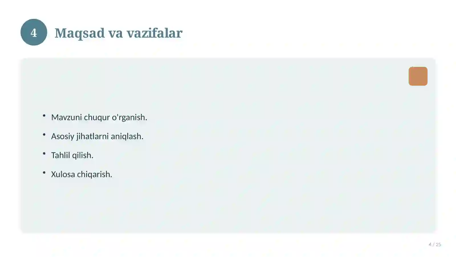 Vaqtni to'g'ri taqsimlash 4