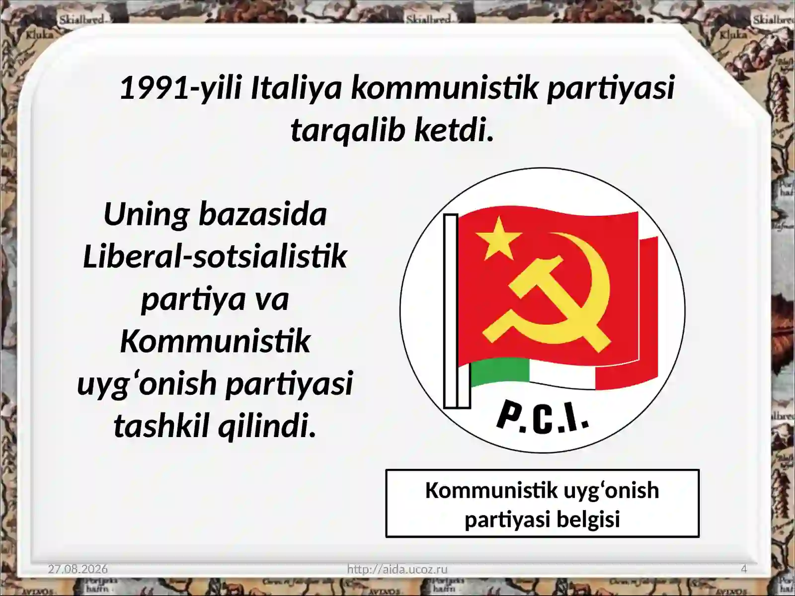 Italiya va Yosh Yevropa 4