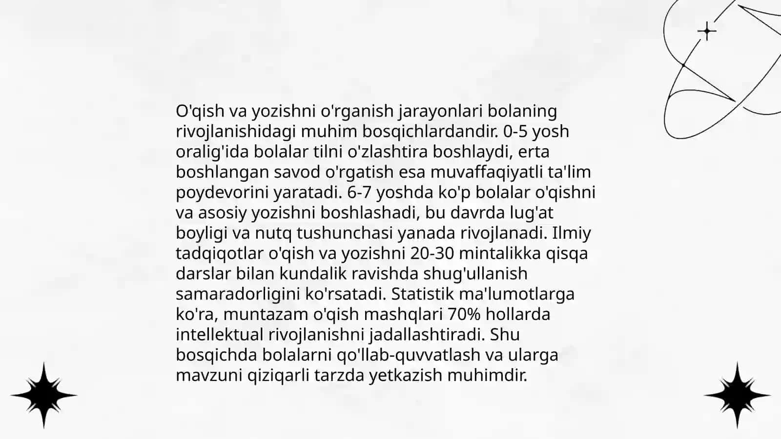 Kichik maktab yoshi davrida psixik rivojlanish xususiyatlari 4
