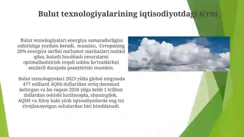 Bulut Texnologiyalarining Iqtisodiyotdagi O'rni 4